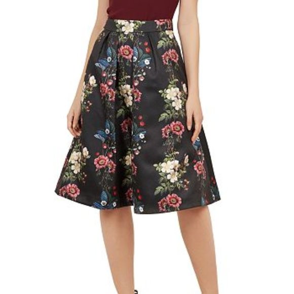 Stunning Ted Baker Oracle Jacquard Skirt - Picture 1 of 11